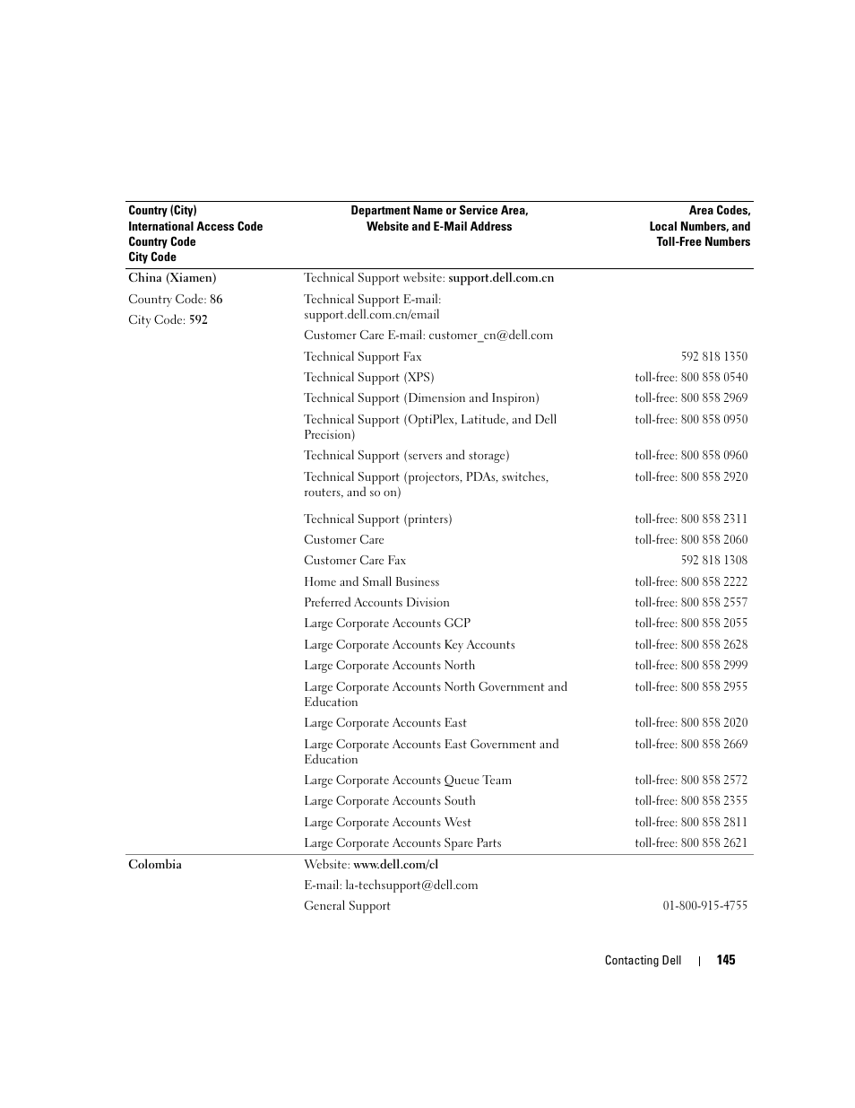 Dell XPS M1210 (MXC062, Mid 2006) User Manual | Page 145 / 192