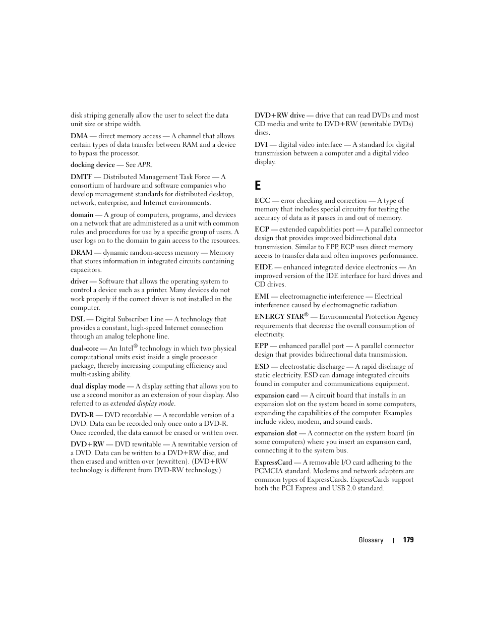 Dell XPS M1210 (MXC062, Mid 2006) User Manual | Page 179 / 192