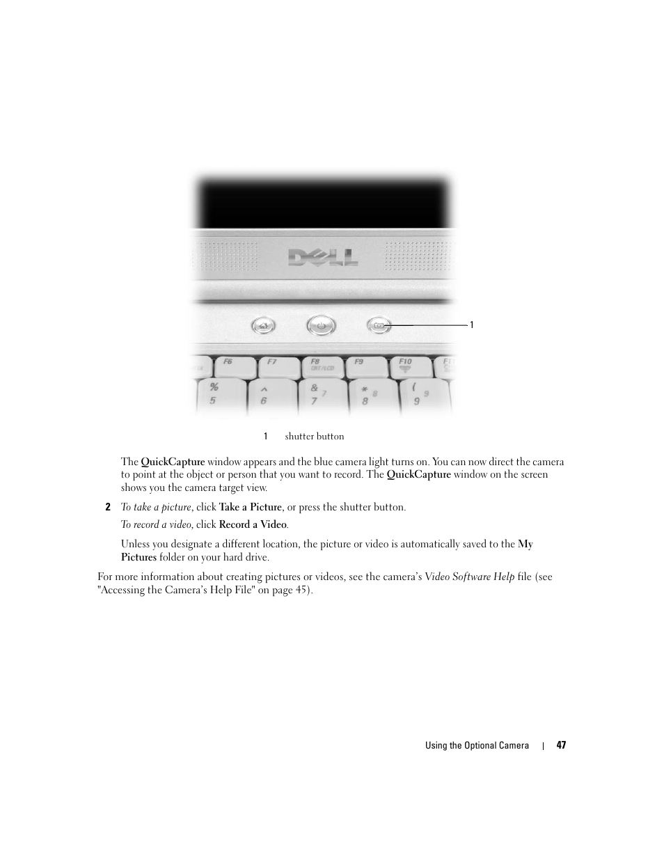 Dell XPS M1210 (MXC062, Mid 2006) User Manual | Page 47 / 192