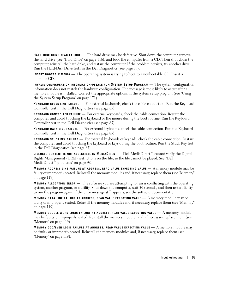 Dell XPS M1210 (MXC062, Mid 2006) User Manual | Page 93 / 192