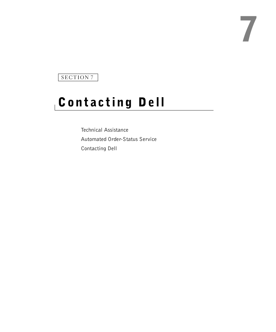 Contacting dell | Dell 1700/n Mono Laser Printer User Manual | Page 63 / 102