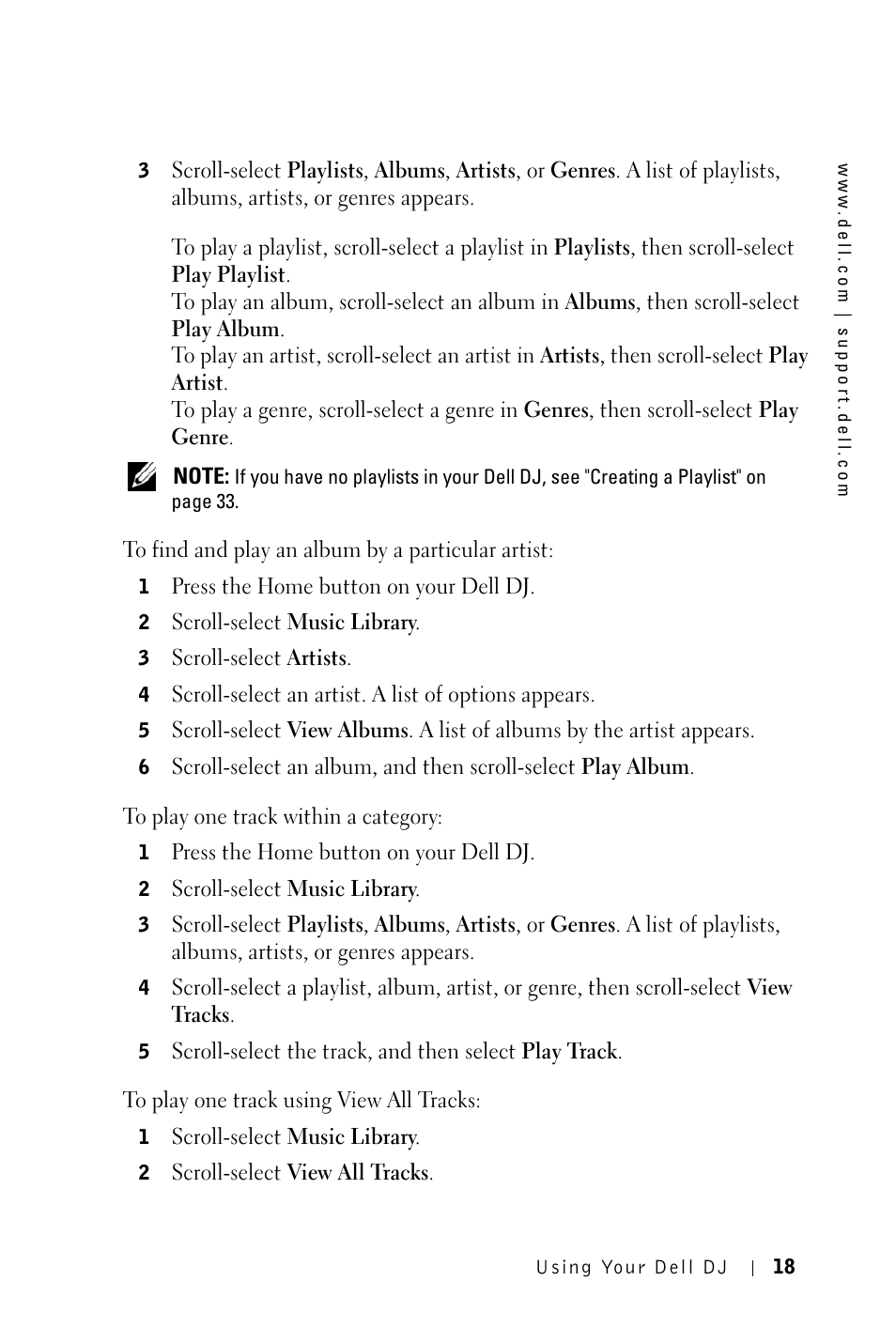 Dell DJ 2 User Manual | Page 18 / 55