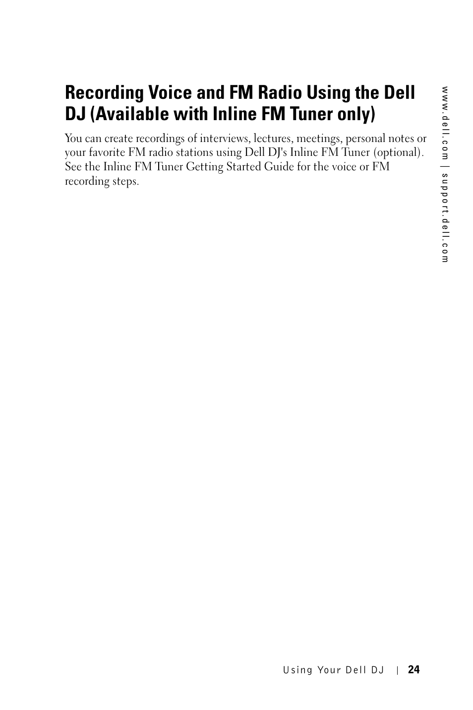 Dell DJ 2 User Manual | Page 24 / 55