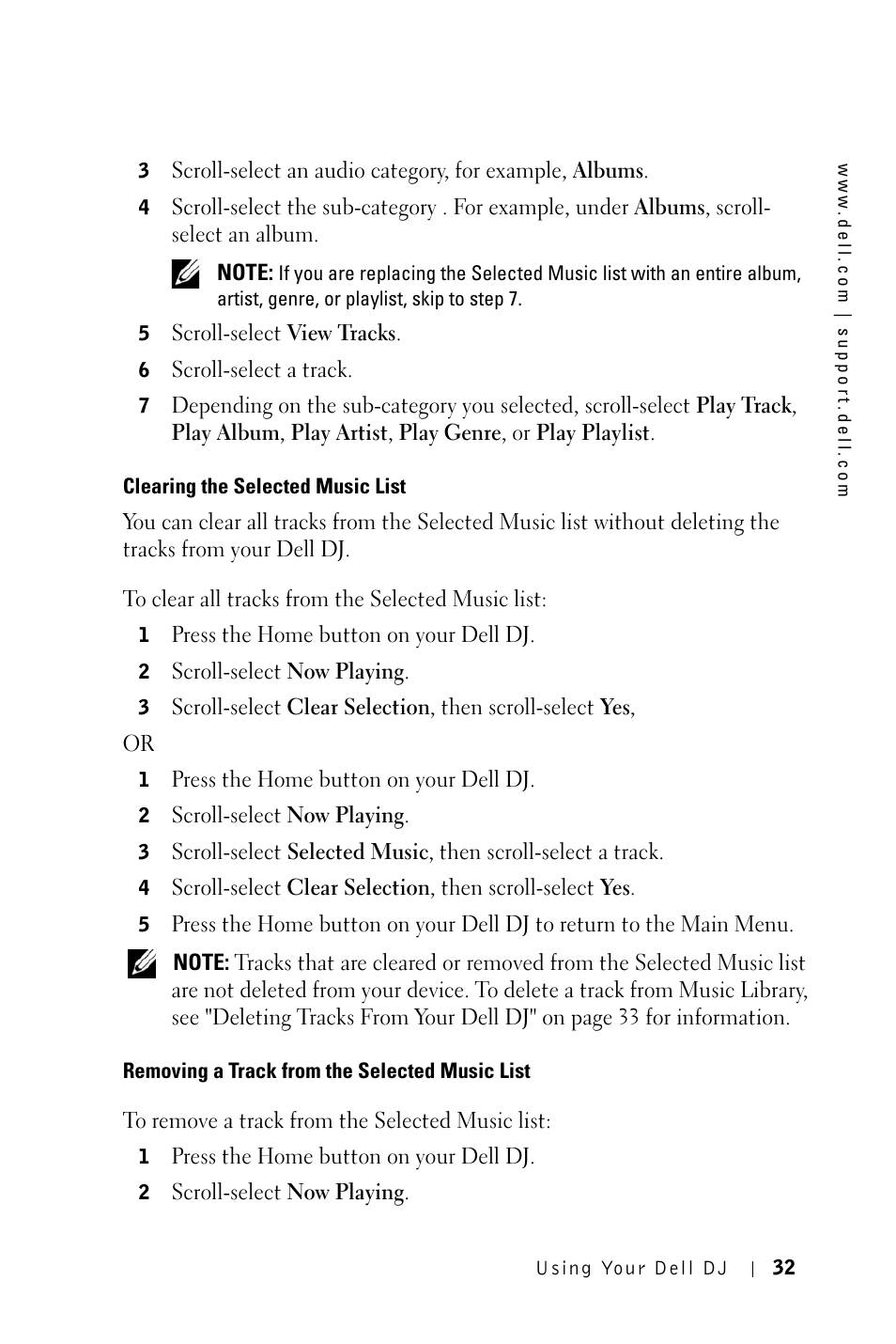 Dell DJ 2 User Manual | Page 32 / 55