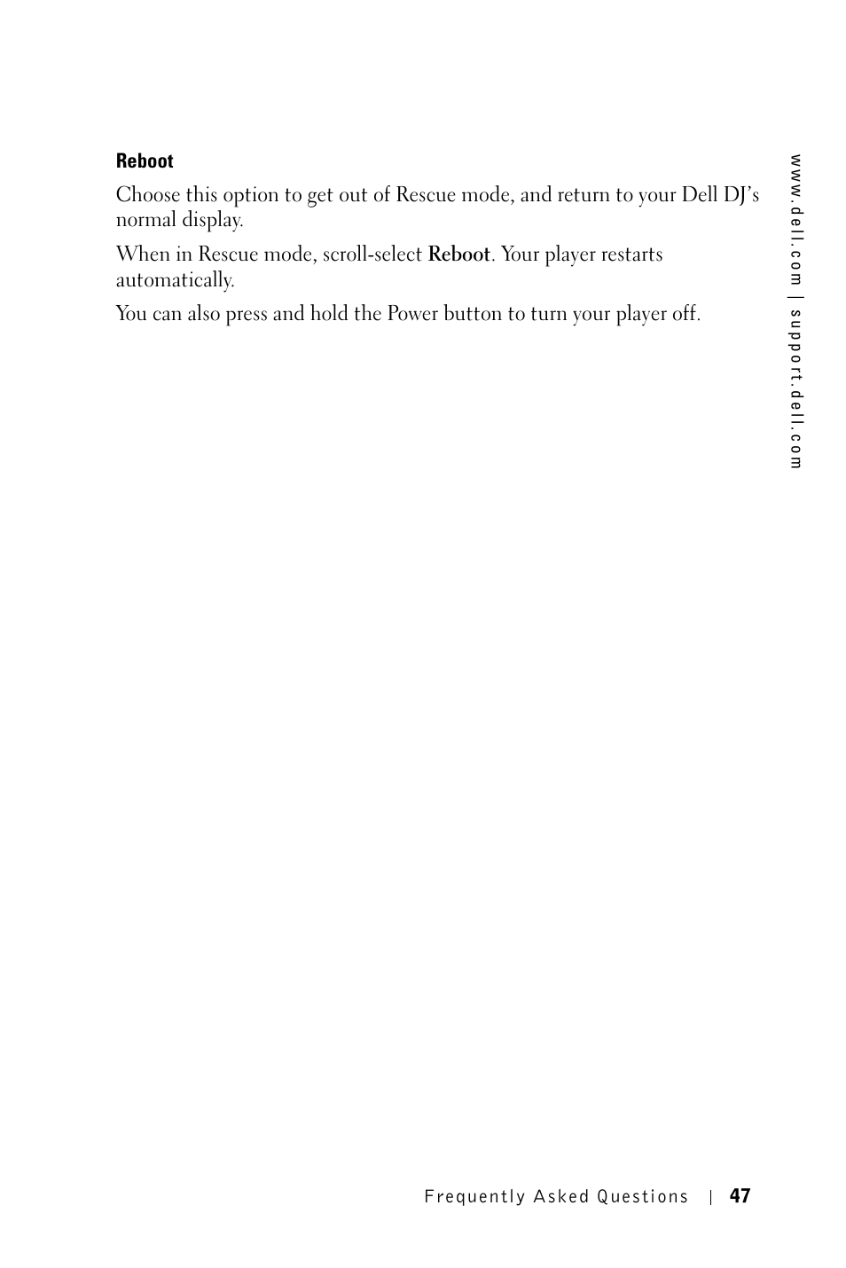 Dell DJ 2 User Manual | Page 47 / 55