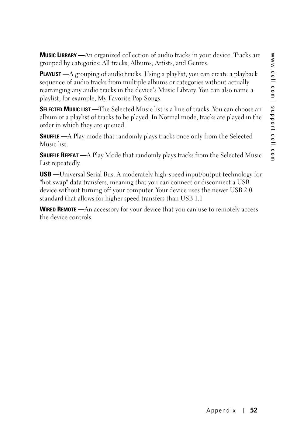 Dell DJ 2 User Manual | Page 52 / 55