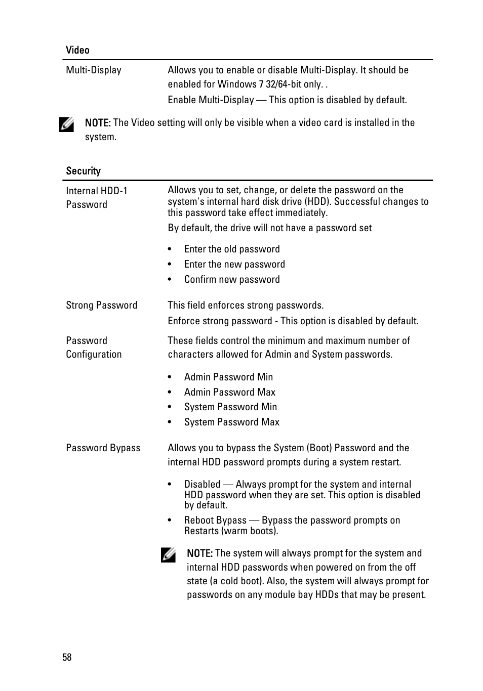 Dell OptiPlex 790 (Early 2011) User Manual | Page 58 / 95