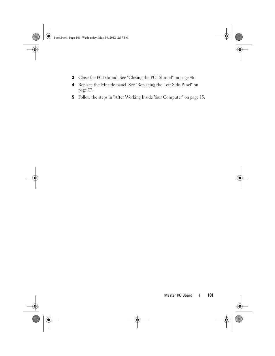 Dell Alienware Aurora R4 (Late 2011) User Manual | Page 101 / 162