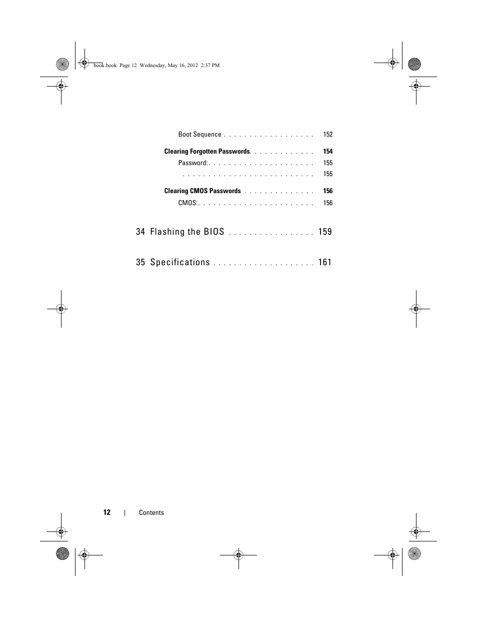 34 flashing the bios | Dell Alienware Aurora R4 (Late 2011) User Manual | Page 12 / 162