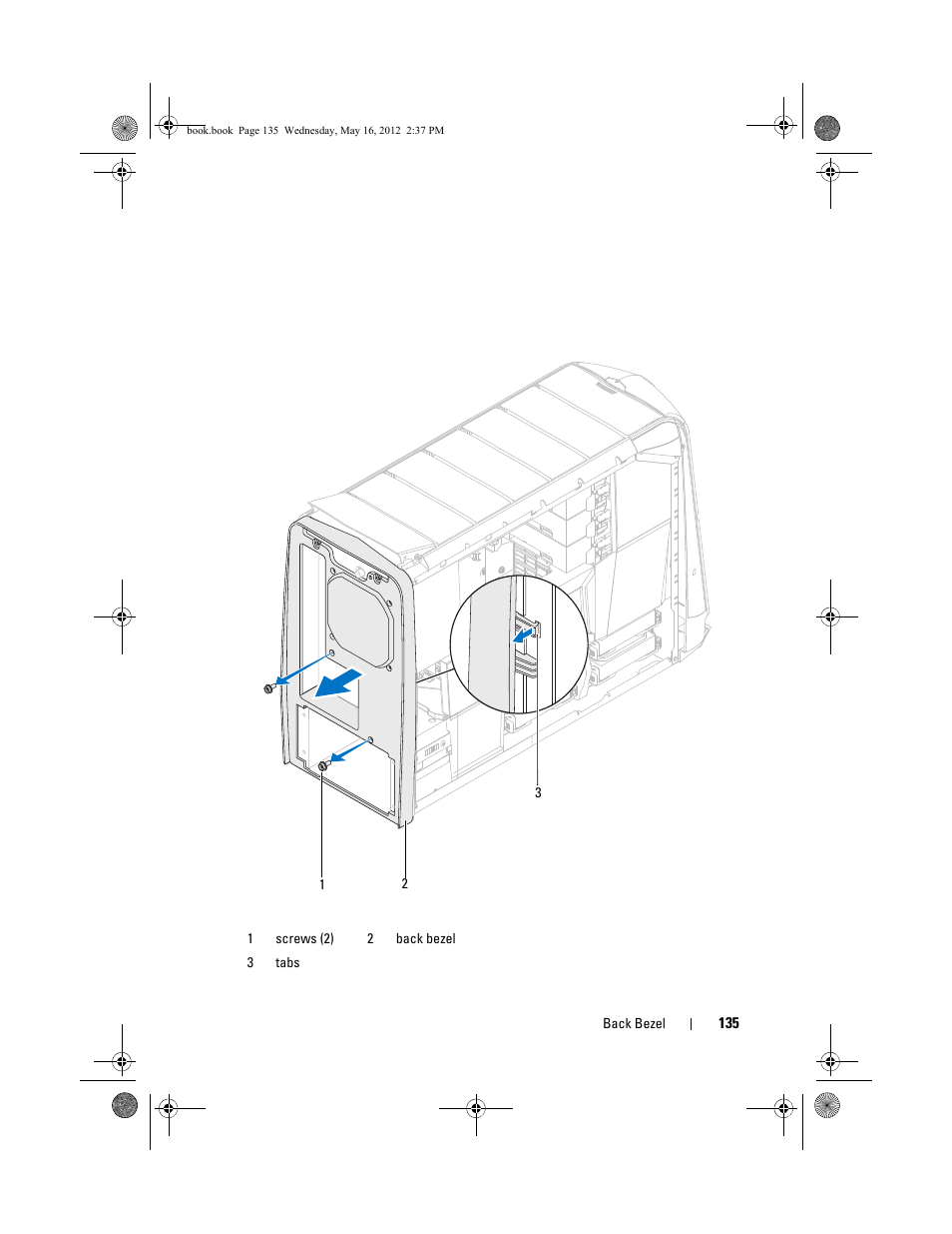 Dell Alienware Aurora R4 (Late 2011) User Manual | Page 135 / 162