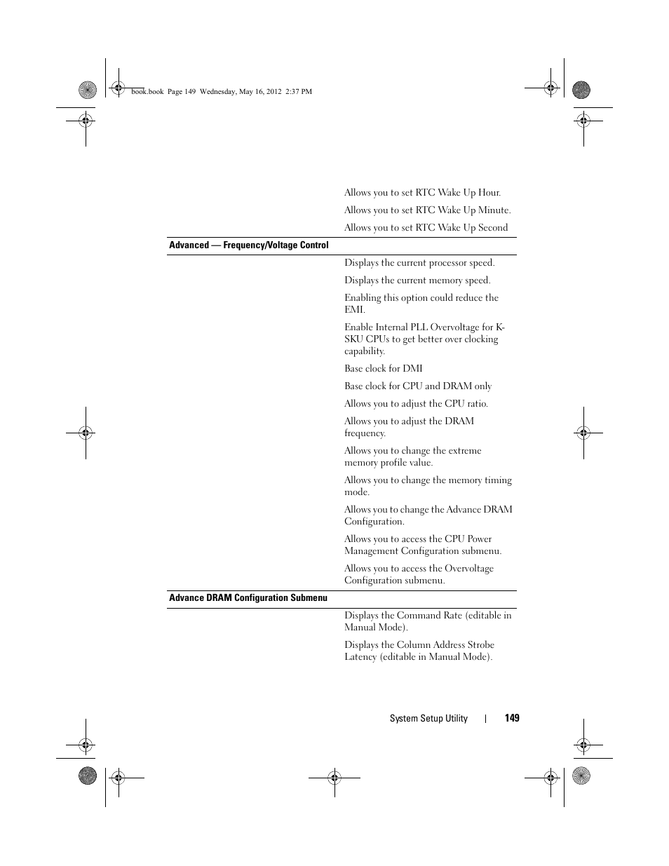 Dell Alienware Aurora R4 (Late 2011) User Manual | Page 149 / 162