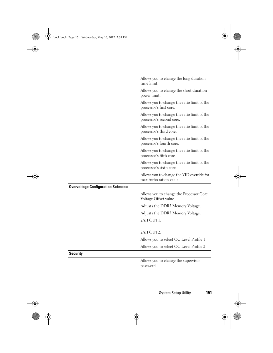 Dell Alienware Aurora R4 (Late 2011) User Manual | Page 151 / 162