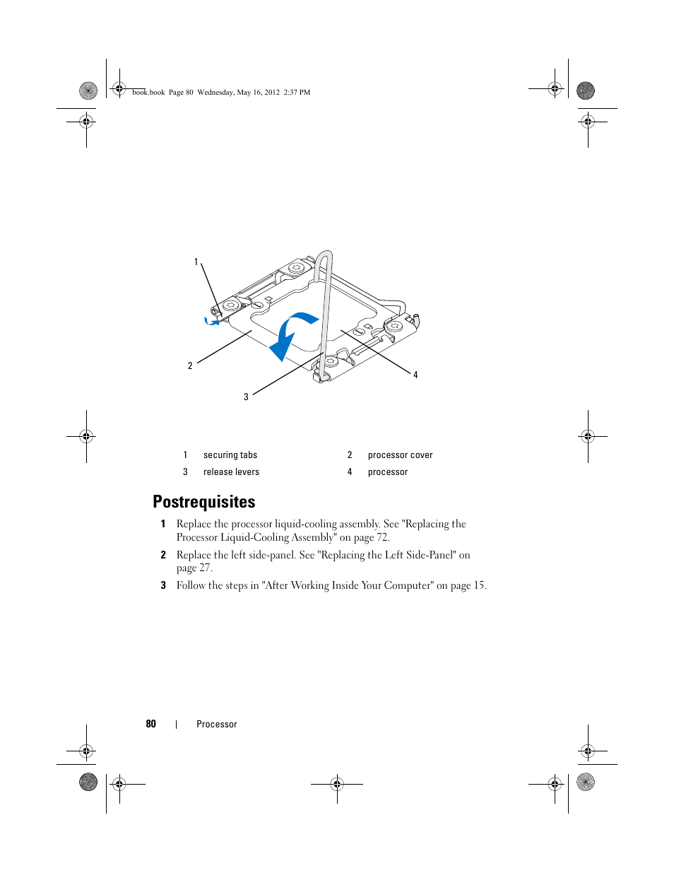 Postrequisites | Dell Alienware Aurora R4 (Late 2011) User Manual | Page 80 / 162