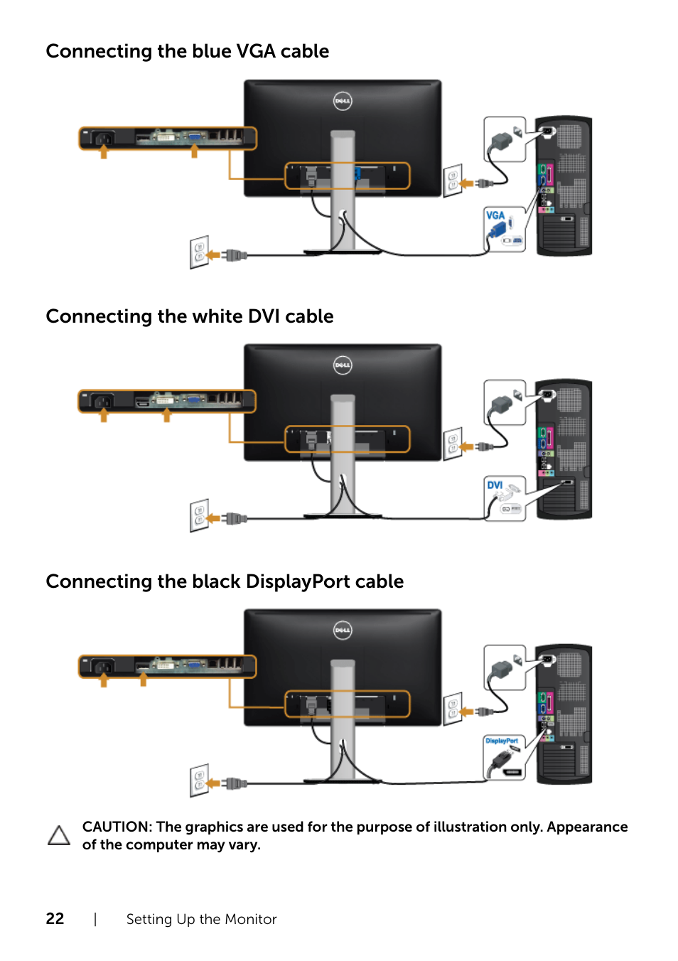 Dell P2214H Monitor User Manual | Page 22 / 54