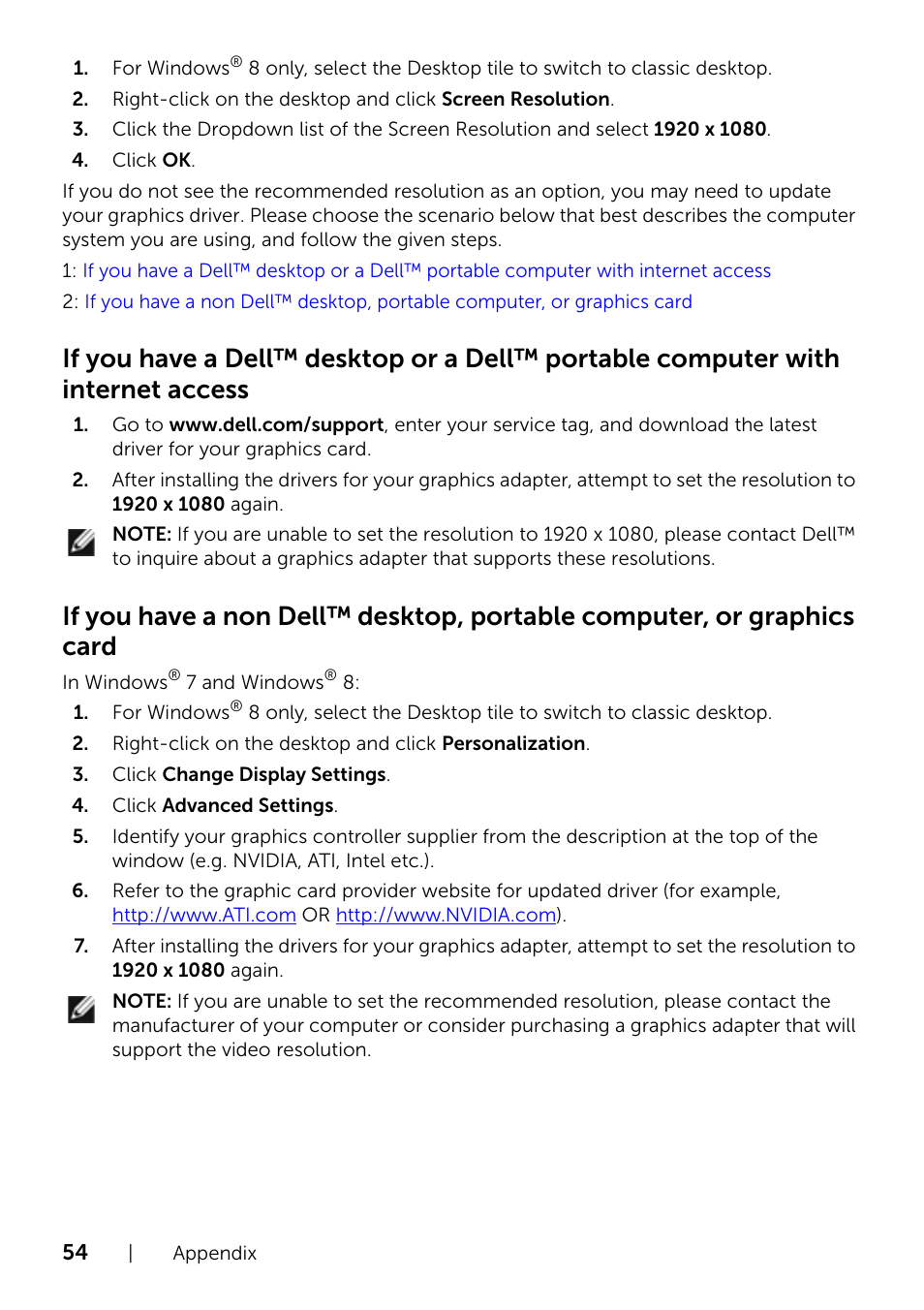 Dell P2214H Monitor User Manual | Page 54 / 54