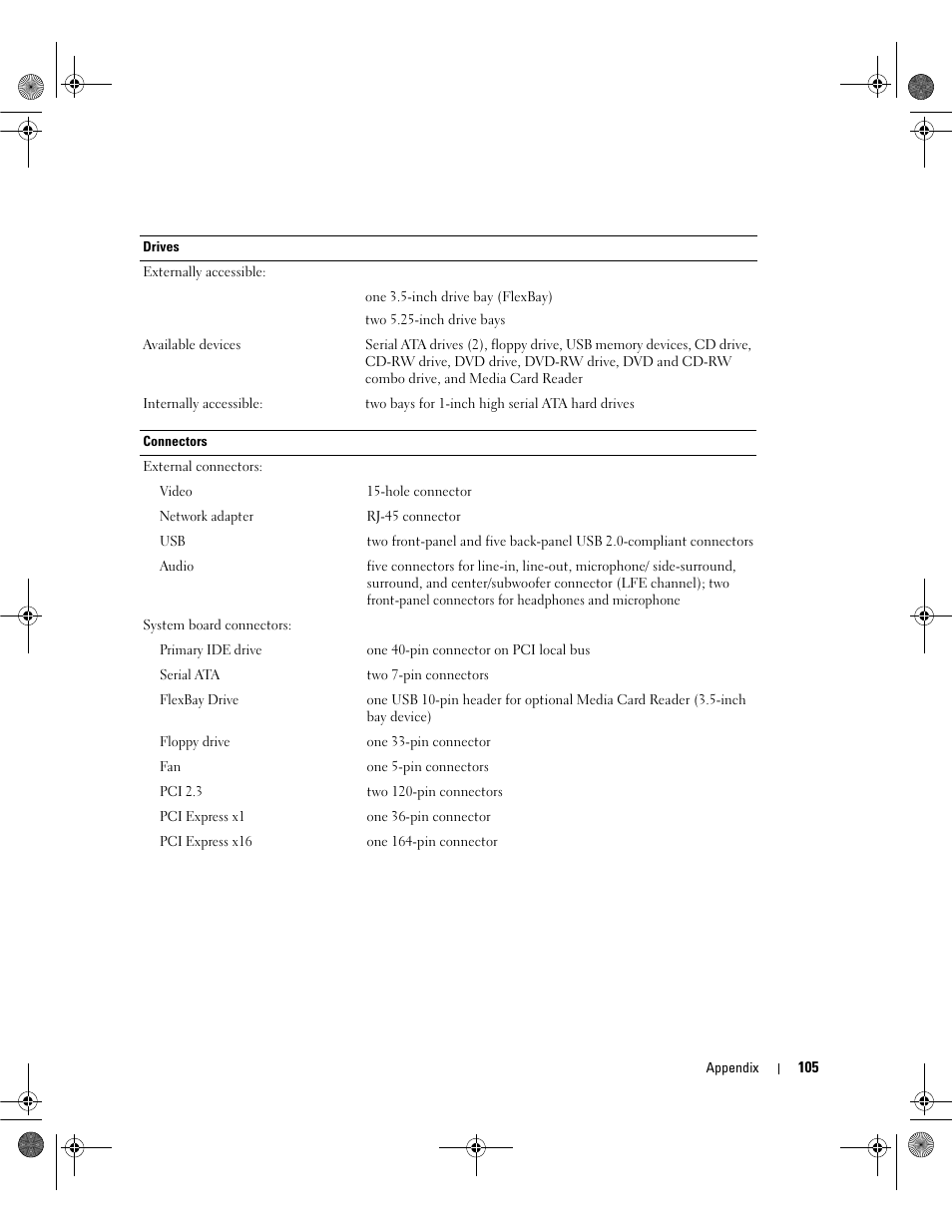 Dell Dimension 5150/E510 User Manual | Page 105 / 142