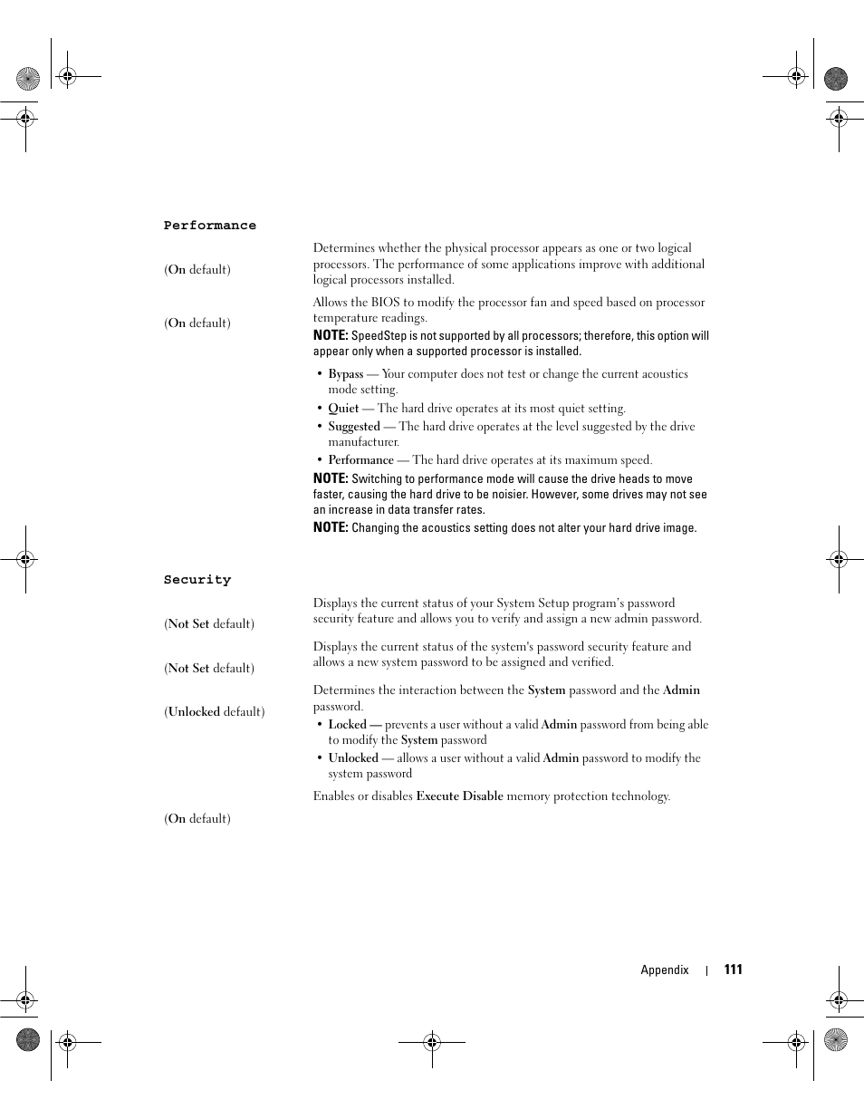 Dell Dimension 5150/E510 User Manual | Page 111 / 142