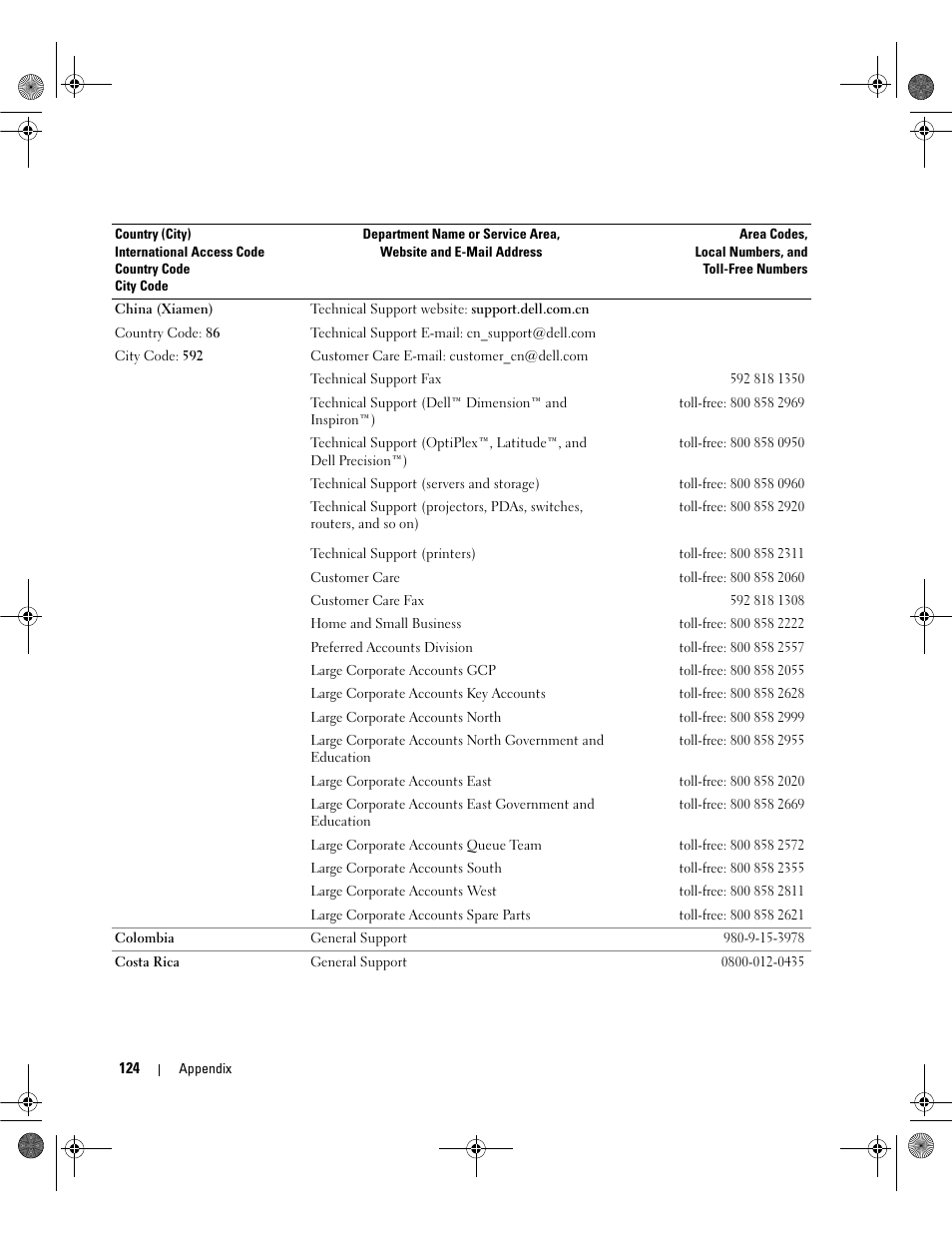Dell Dimension 5150/E510 User Manual | Page 124 / 142