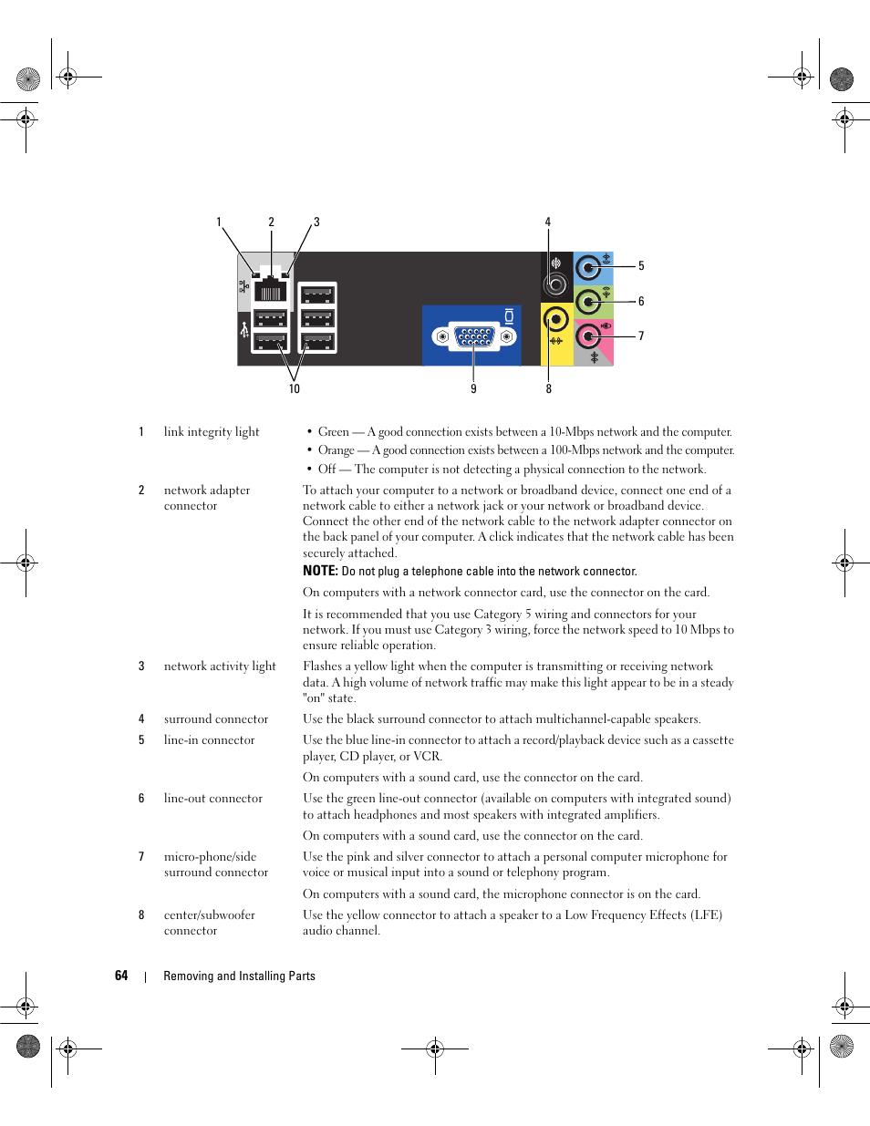 Dell Dimension 5150/E510 User Manual | Page 64 / 142