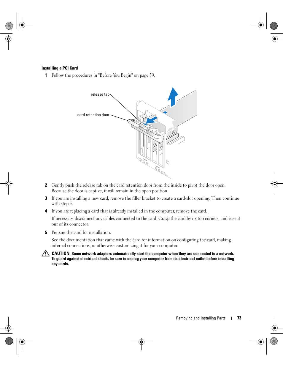 Dell Dimension 5150/E510 User Manual | Page 73 / 142