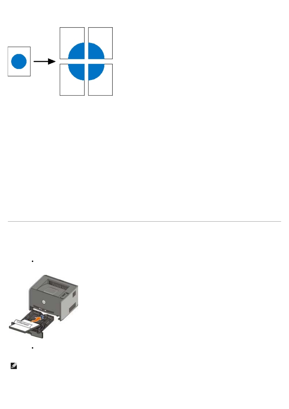 Printing on letterhead | Dell 1720/dn Mono Laser Printer User Manual | Page 18 / 88
