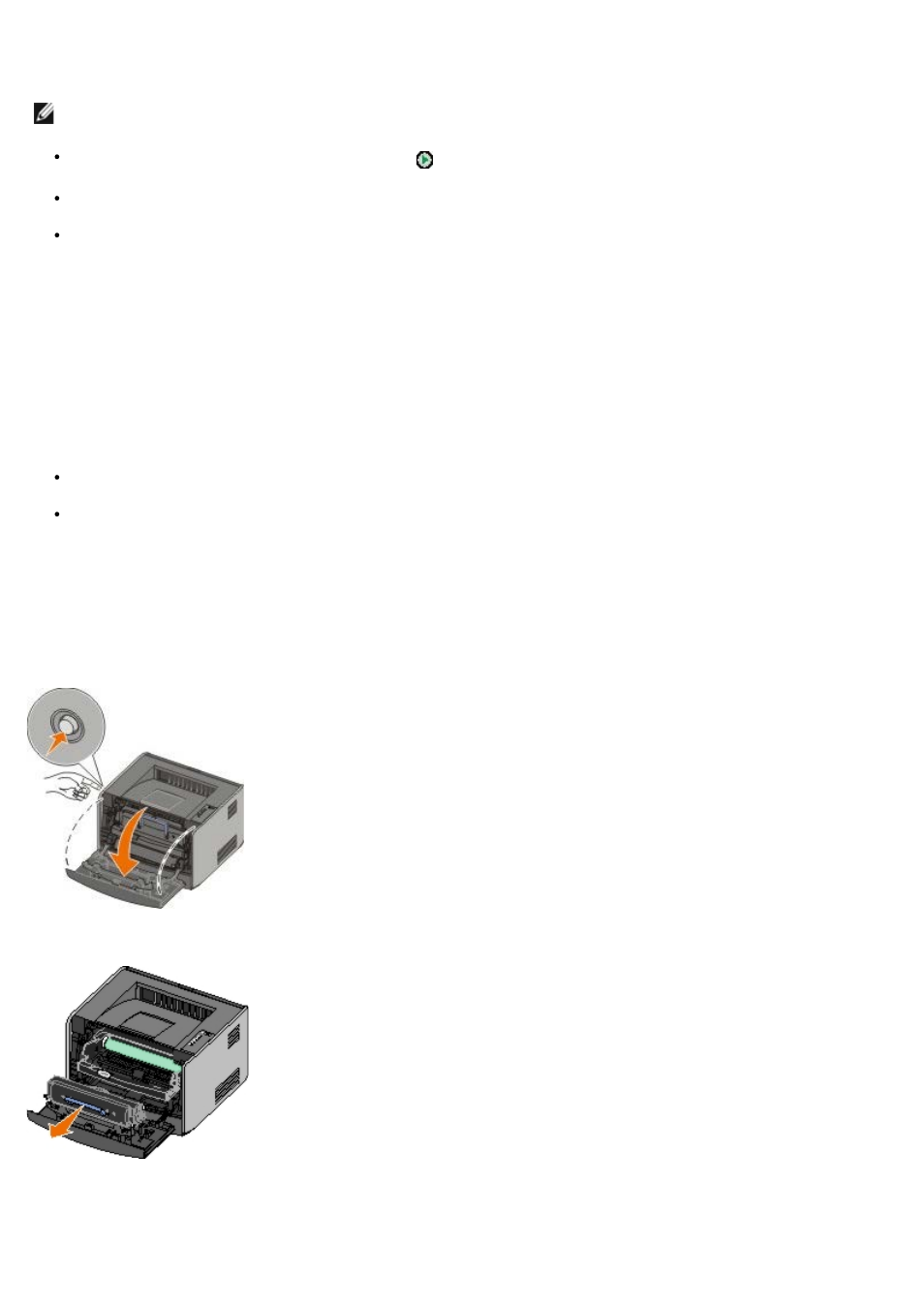 88 toner low, 84 imaging drum life warning, 84 replace imaging drum | 200 paper jam — remove cartridge | Dell 1720/dn Mono Laser Printer User Manual | Page 45 / 88