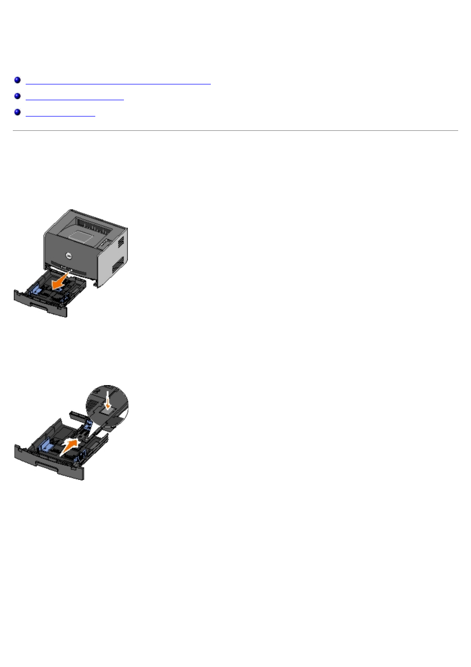 Loading paper | Dell 1720/dn Mono Laser Printer User Manual | Page 61 / 88