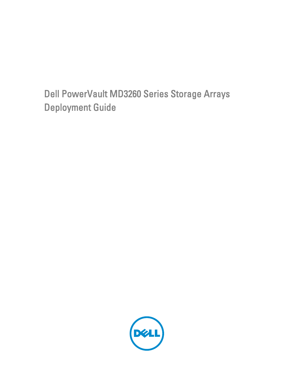Dell PowerVault MD3260 User Manual | 24 pages
