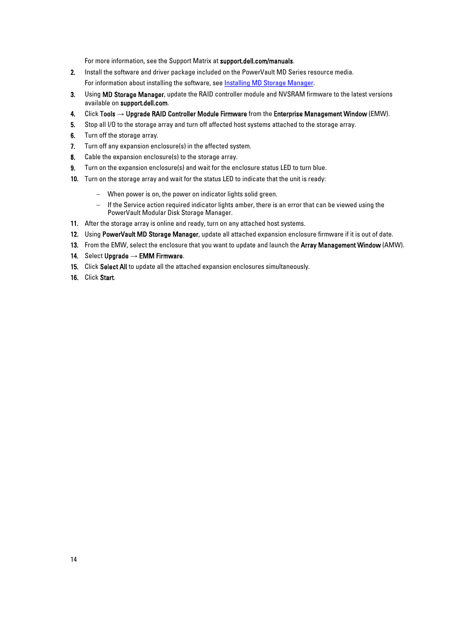 Dell PowerVault MD3260 User Manual | Page 14 / 24