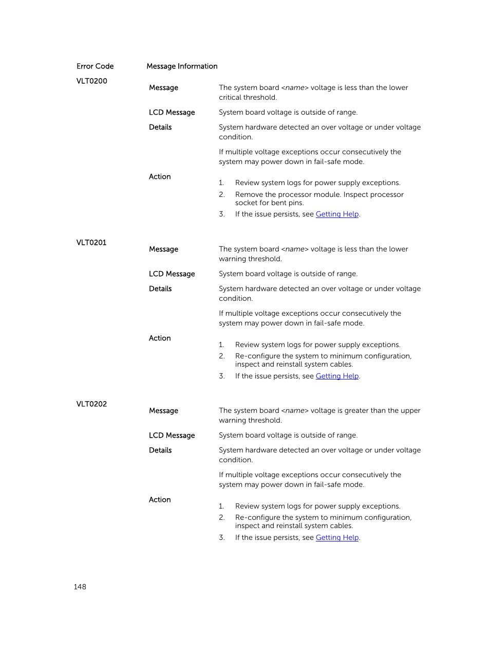 Dell PowerEdge VRTX User Manual | Page 148 / 159