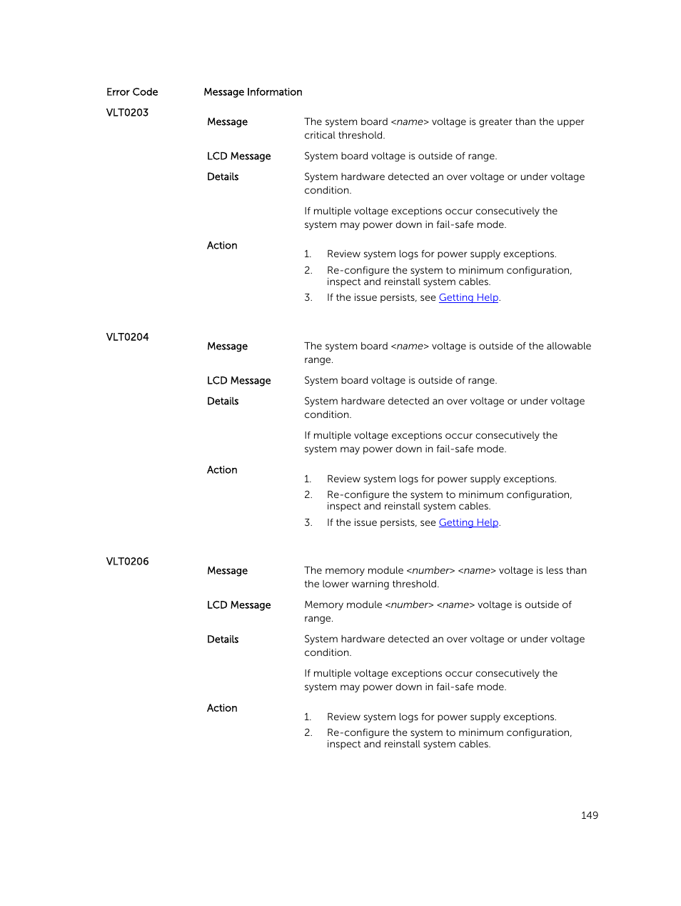 Dell PowerEdge VRTX User Manual | Page 149 / 159