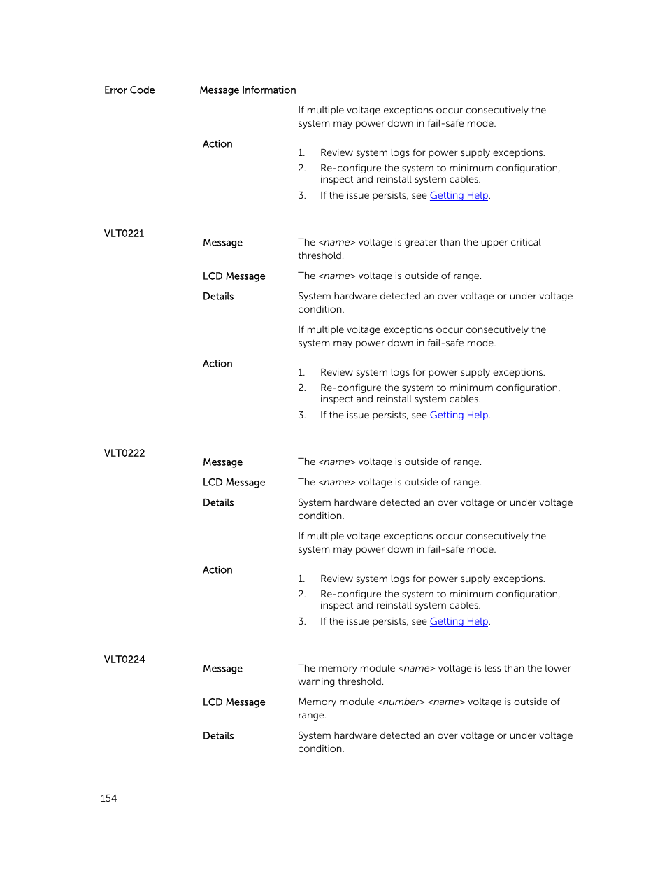 Dell PowerEdge VRTX User Manual | Page 154 / 159