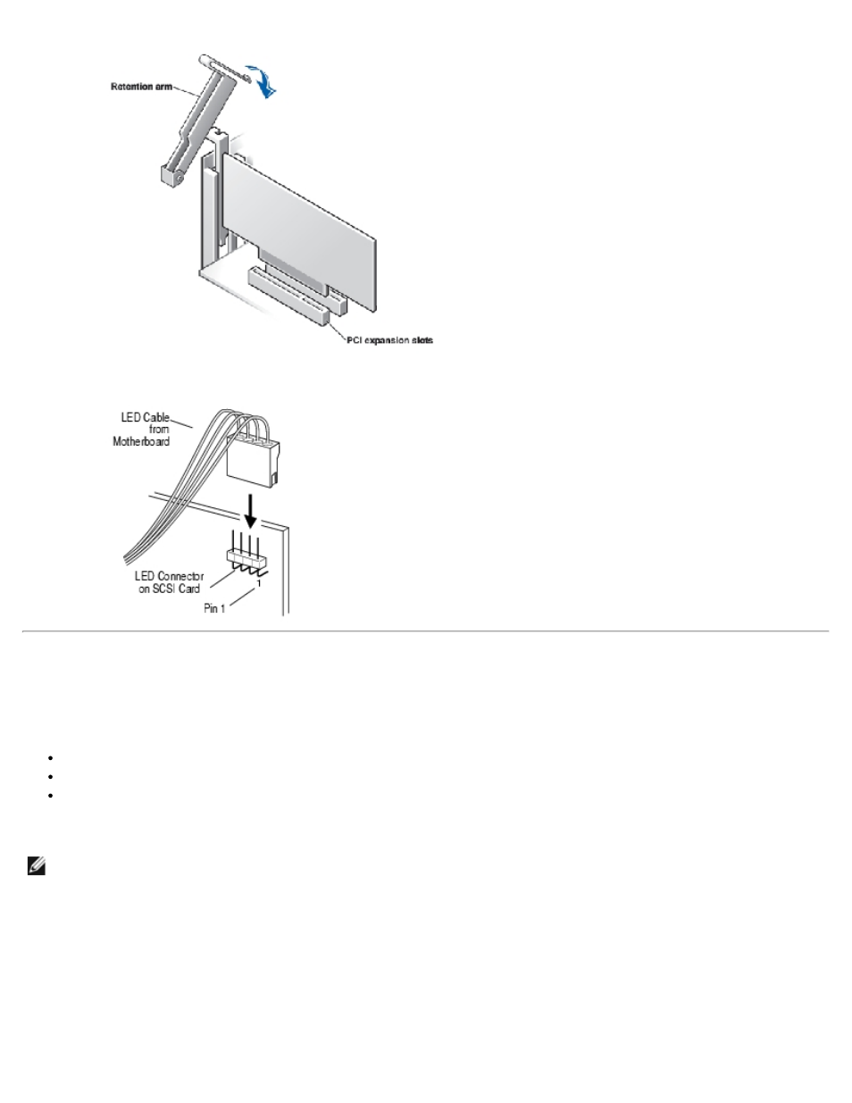 Configuring scsi drives, Scsi ids | Dell Adaptec U320 SCSI Raid 0 or 1 Controller Card User Manual | Page 9 / 54