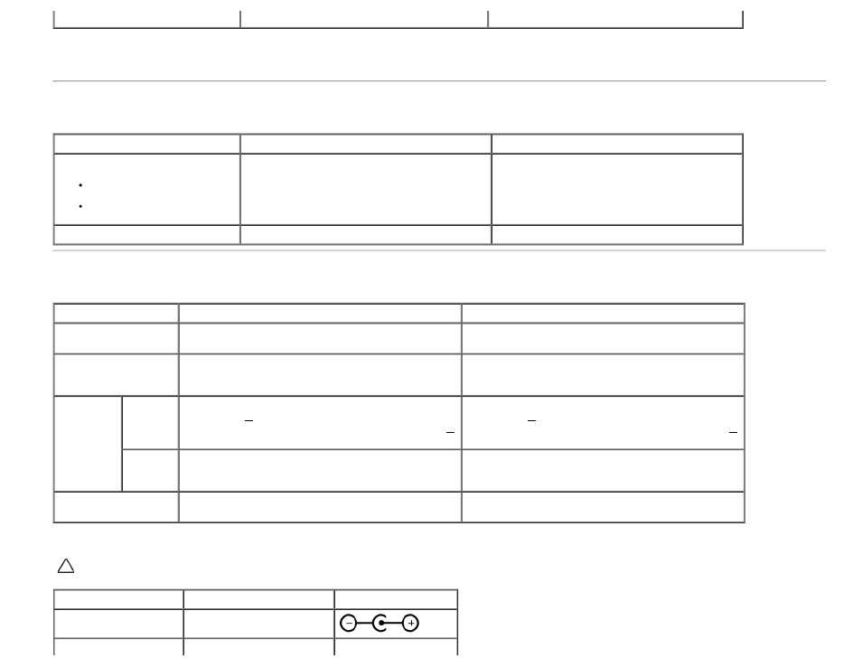 Resolution specifications, Electrical specifications | Dell S2240L Monitor User Manual | Page 11 / 44
