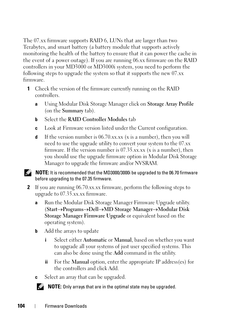 Dell PowerVault MD3000 User Manual | Page 104 / 120