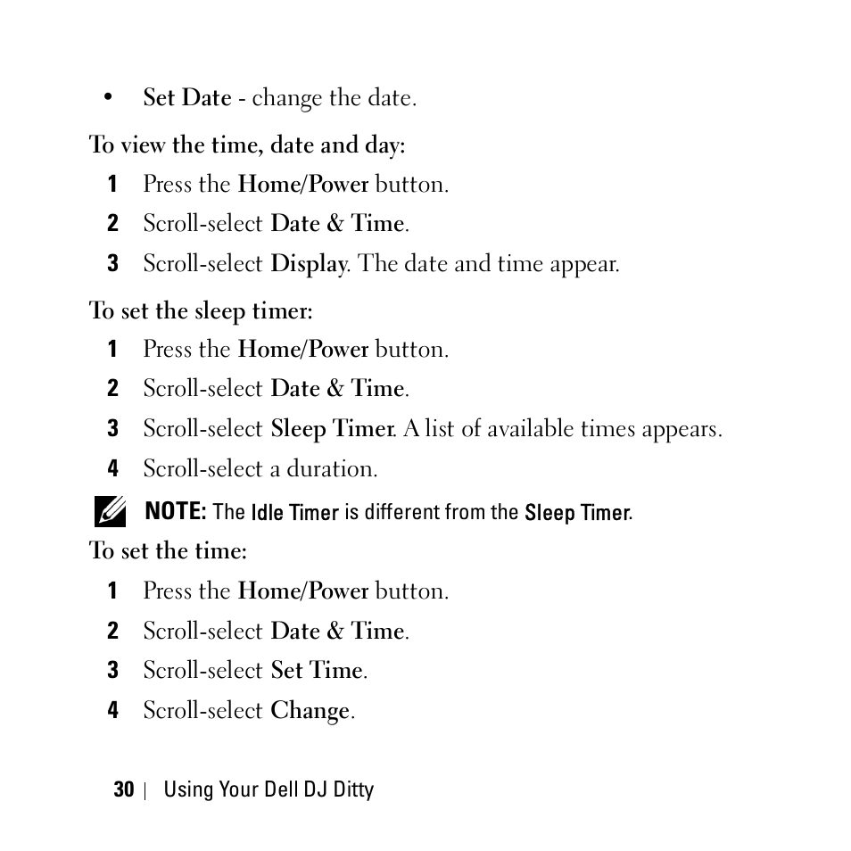 Dell DJ Ditty User Manual | Page 30 / 70