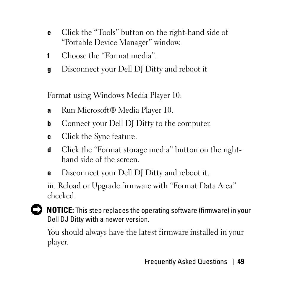 Dell DJ Ditty User Manual | Page 49 / 70