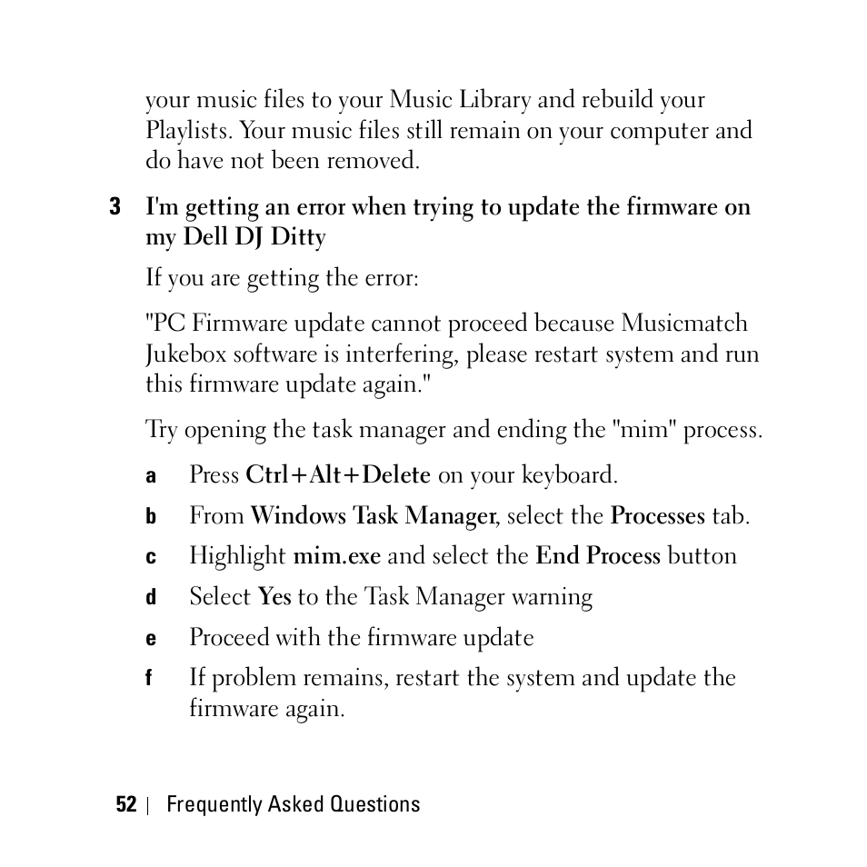 Dell DJ Ditty User Manual | Page 52 / 70