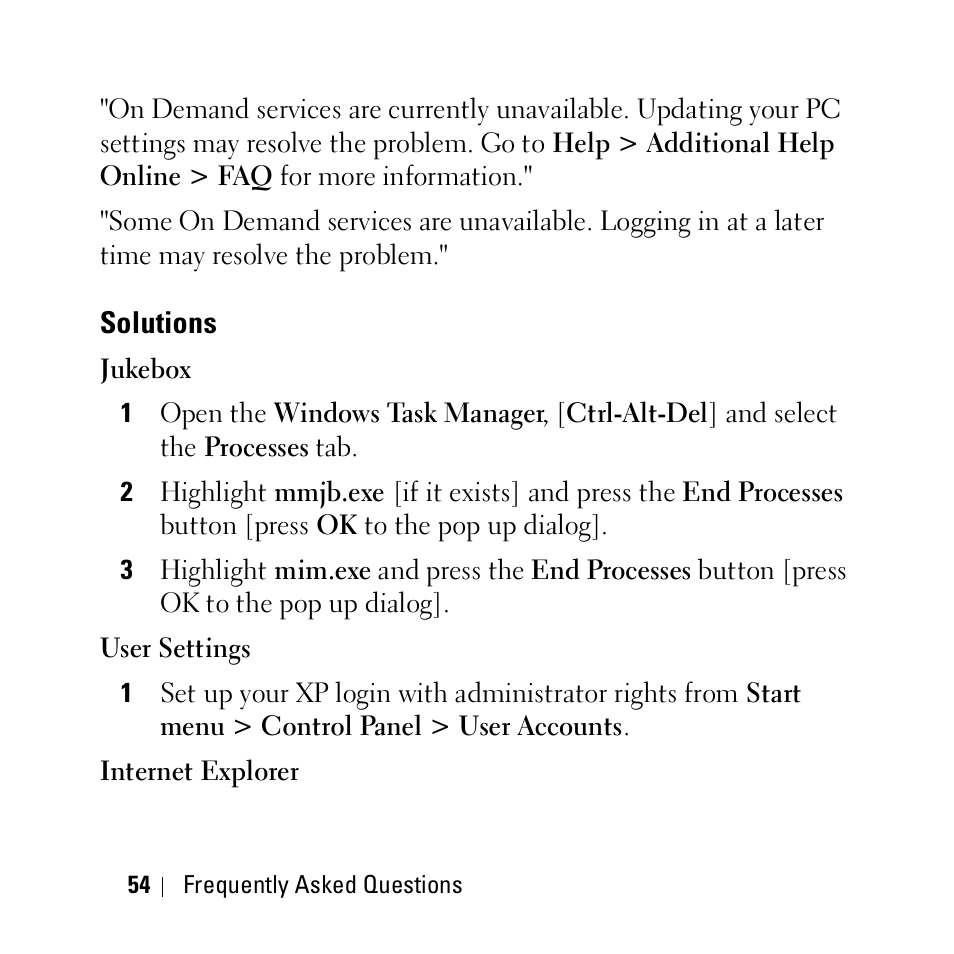 Solutions | Dell DJ Ditty User Manual | Page 54 / 70