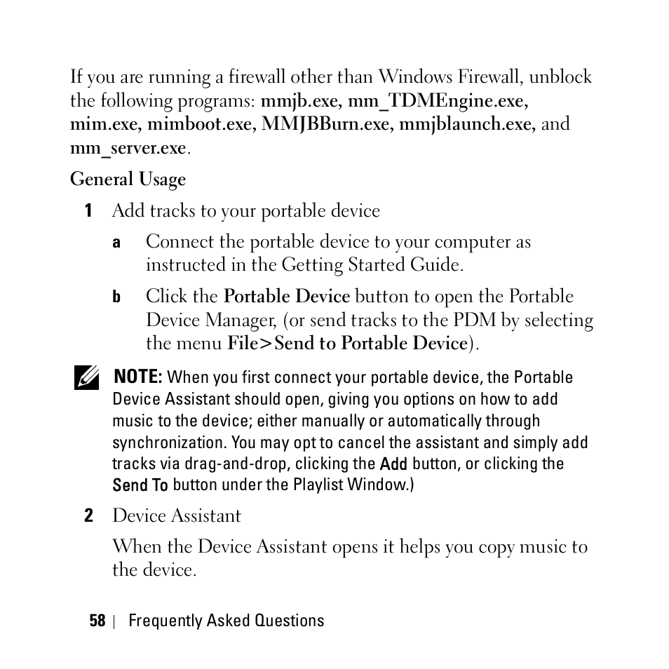 Dell DJ Ditty User Manual | Page 58 / 70