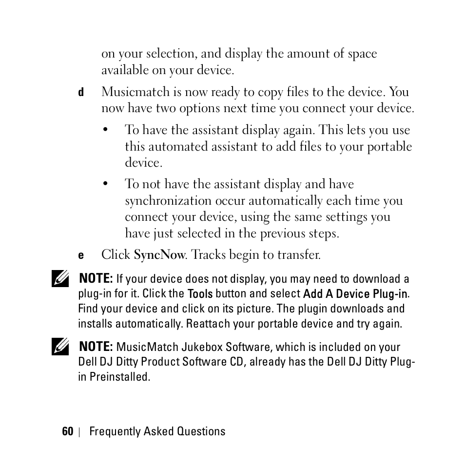 Dell DJ Ditty User Manual | Page 60 / 70