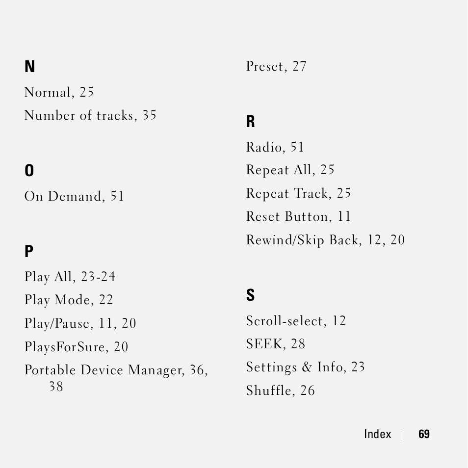Dell DJ Ditty User Manual | Page 69 / 70