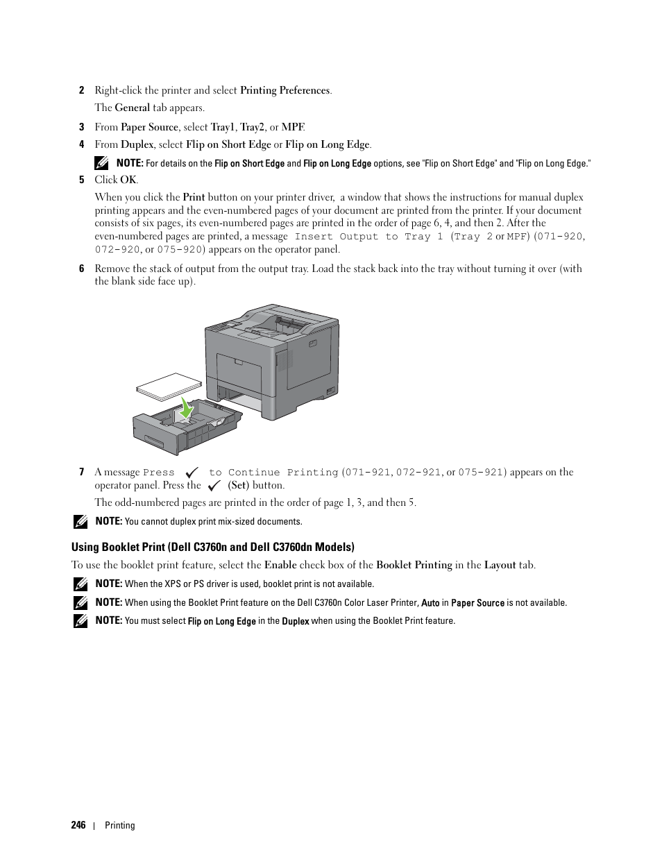 Dell C3760dn Color Laser Printer User Manual | Page 248 / 412