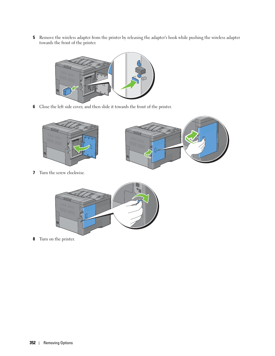 Dell C3760dn Color Laser Printer User Manual | Page 354 / 412