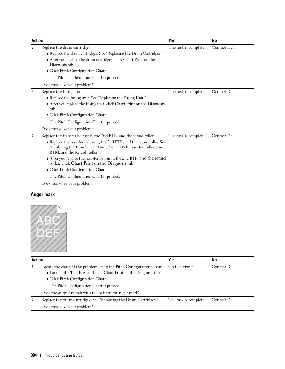 Auger mark | Dell C3760dn Color Laser Printer User Manual | Page 386 / 412