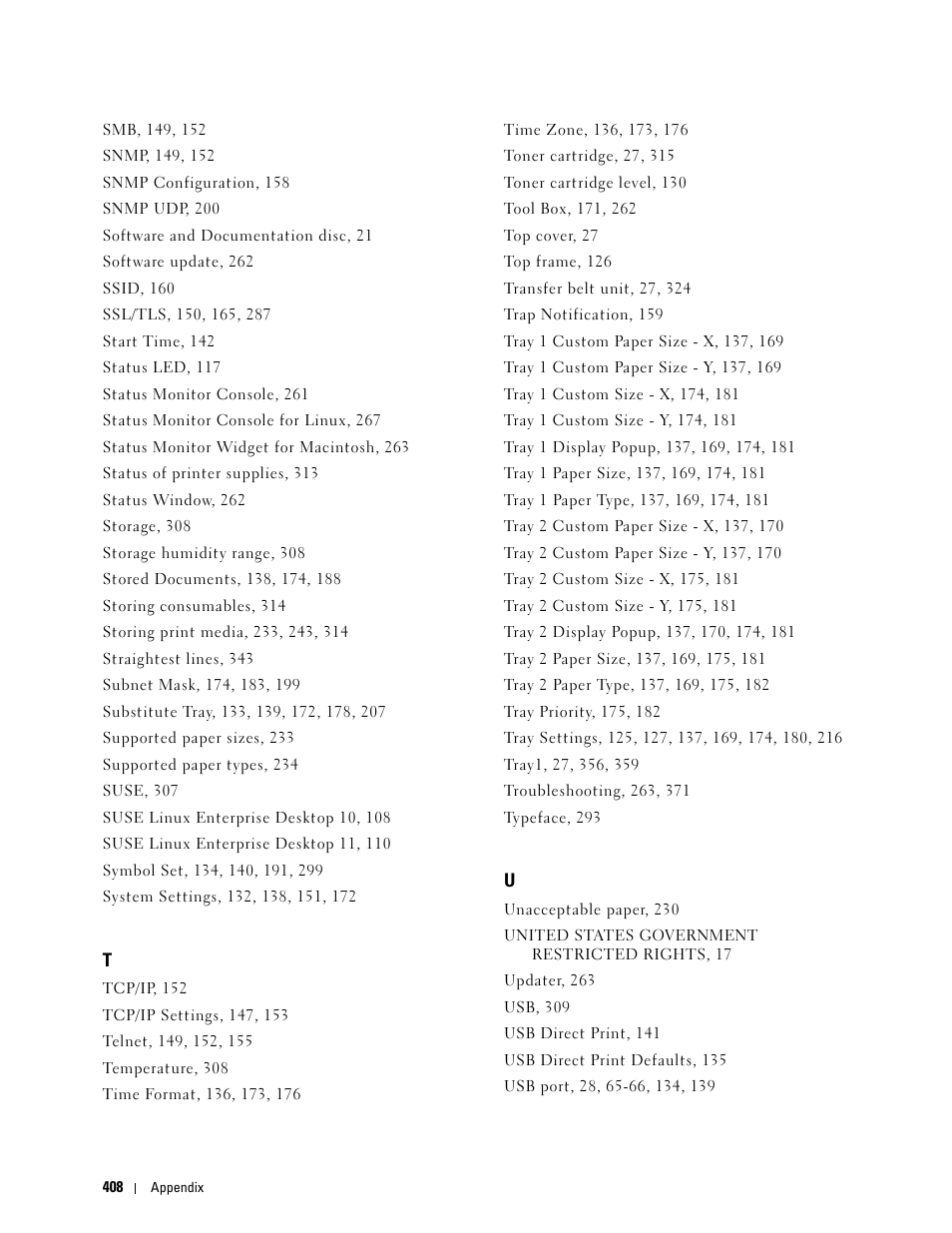 Dell C3760dn Color Laser Printer User Manual | Page 410 / 412