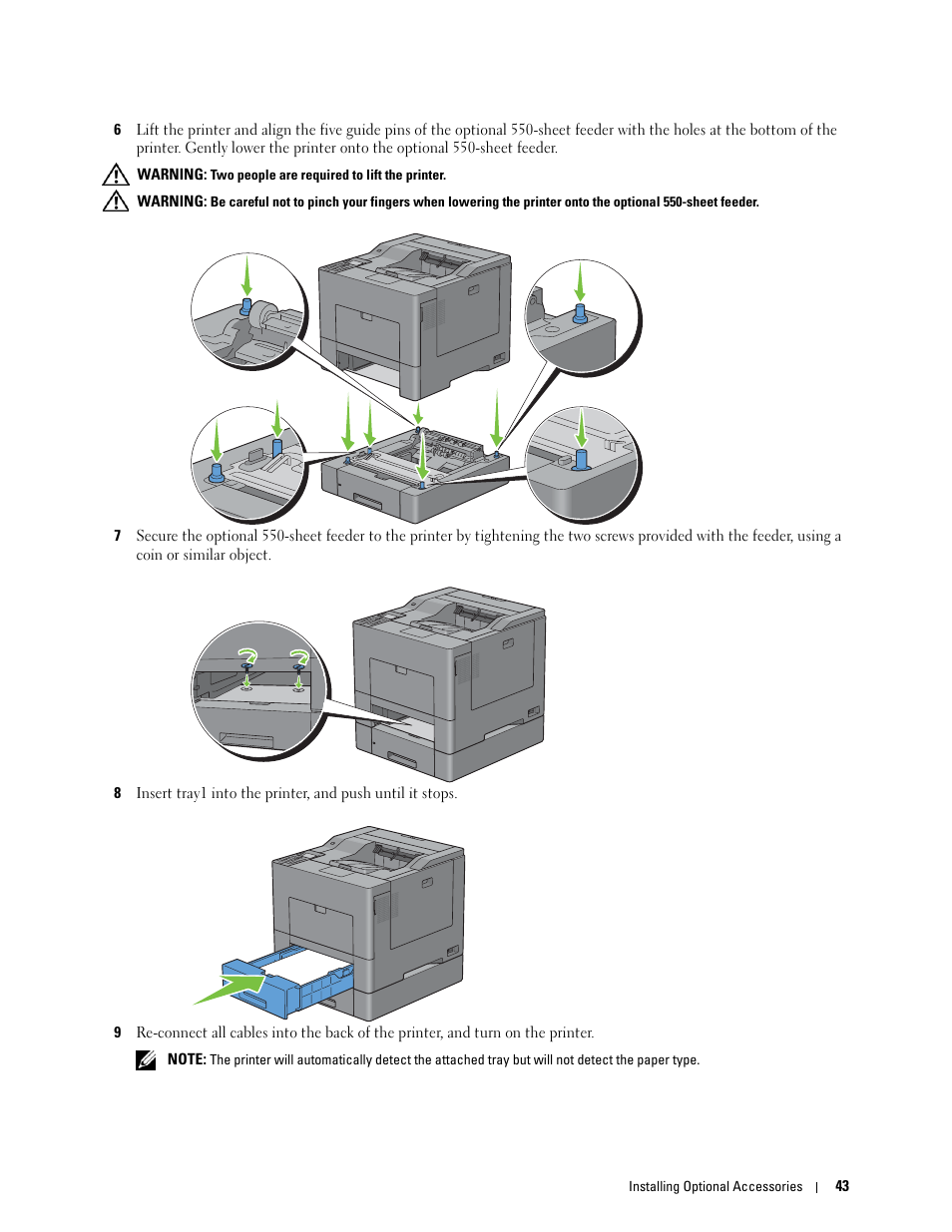 Dell C3760dn Color Laser Printer User Manual | Page 45 / 412