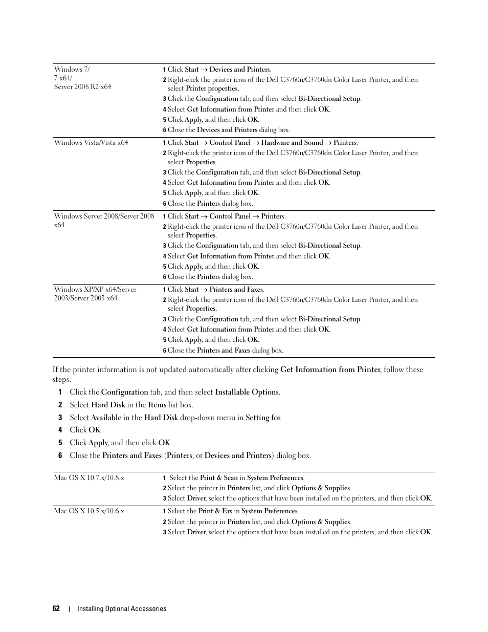 Dell C3760dn Color Laser Printer User Manual | Page 64 / 412