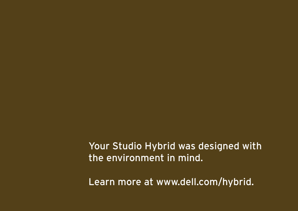 Dell Studio Hybrid D140G (Mid 2008) User Manual | Page 2 / 64