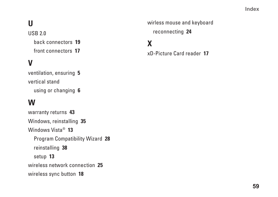 Dell Studio Hybrid D140G (Mid 2008) User Manual | Page 61 / 64
